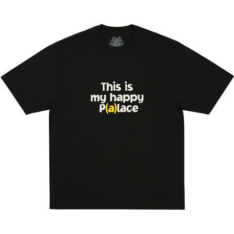 Palace HAPPY PALACE T-SHIRT BLACK - $48.00