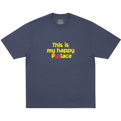 Palace HAPPY PALACE T-SHIRT NAVY - $48.00