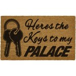 KEY TO MY PALACE DOOR MAT BROWN