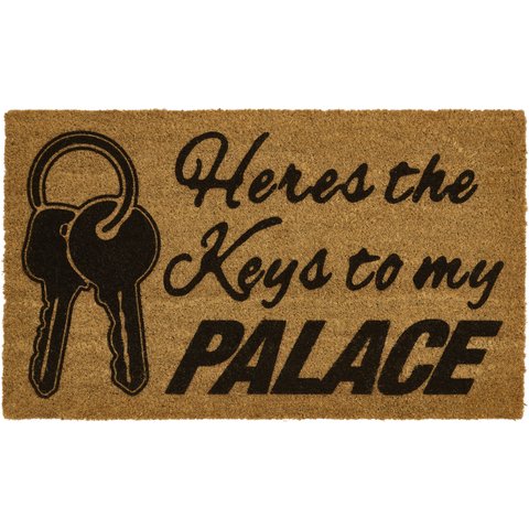 Palace KEY TO MY PALACE DOOR MAT BROWN - $52.00
