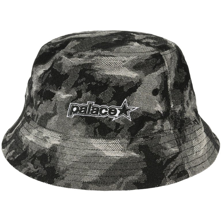 Palace P STAR BUCKET HAT BLACK DENIM (Summer 2025) - $52.00