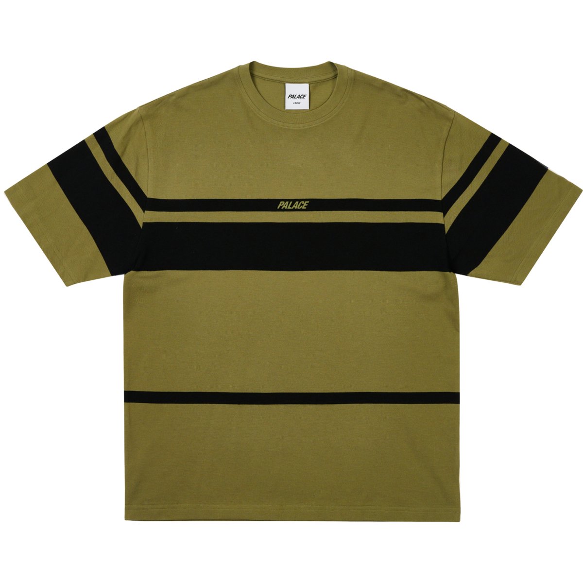 P-STRIPE T-SHIRT THE DEEP GREEN