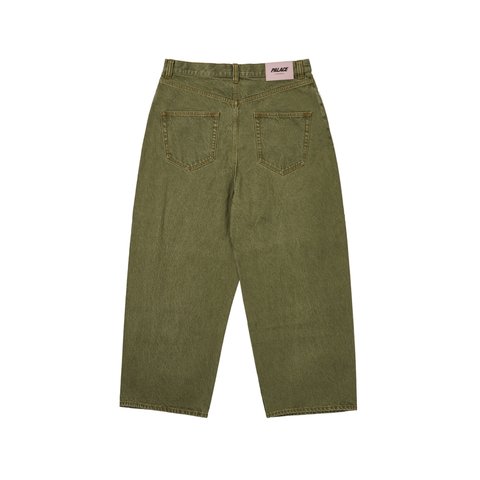 Palace P100 SUPER BAGGY JEAN THE DEEP GREEN - Colorway