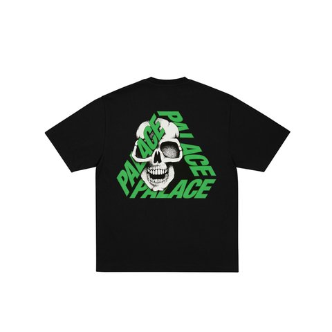 Palace P3 SKULL T-SHIRT BLACK - Colorway