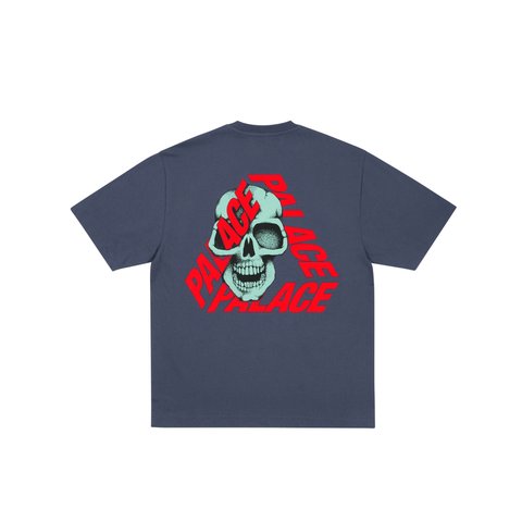 Palace P3 SKULL T-SHIRT NAVY - Colorway