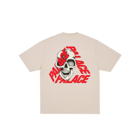 Palace P3 SKULL T-SHIRT STONEY GREY - Colorway