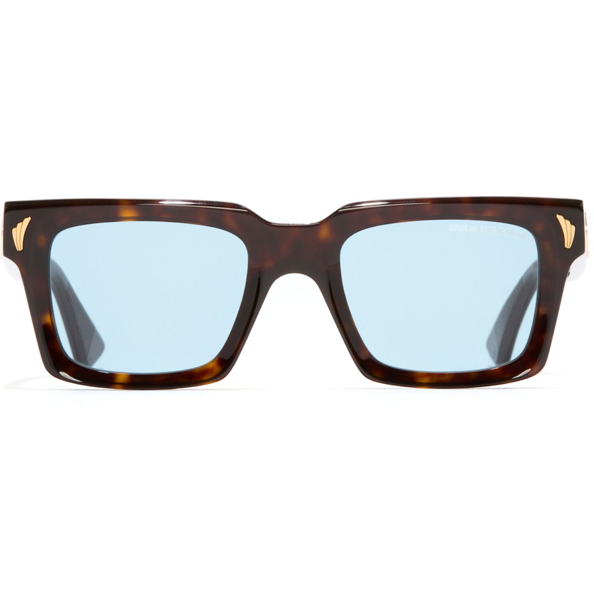 PALACE CUTLER AND GROSS MERCURY SQUARE SUNGLASSES HAVANA