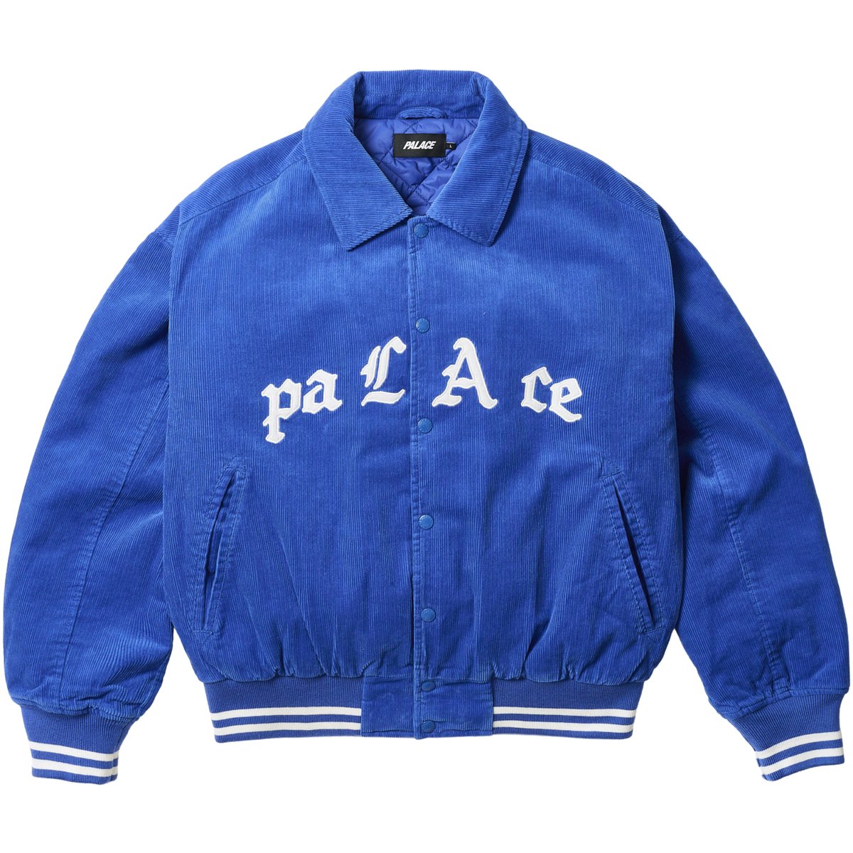 PALACE LOVE VARSITY JACKET BLUE