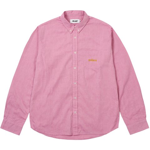 Palace PALACE OXFORD SHIRT BURGUNDY - $158.00