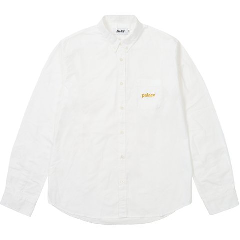 Palace PALACE OXFORD SHIRT SOFT WHITE - $158.00
