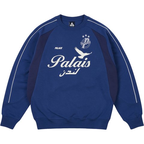 Palace PALAIS PRO-TEAM CREW BLUE BERRY - $158.00