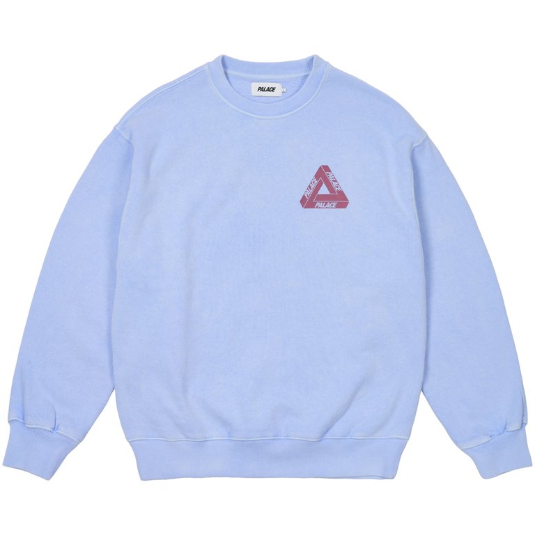 Palace REACTO TRI-FERG CREW BLUE (Summer 2025) - $158.00