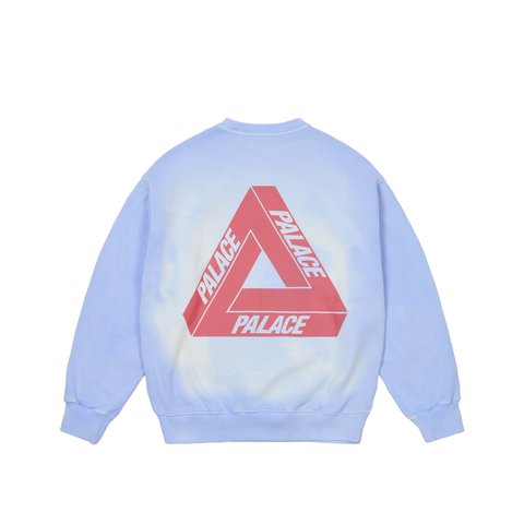 Palace REACTO TRI-FERG CREW BLUE - Colorway