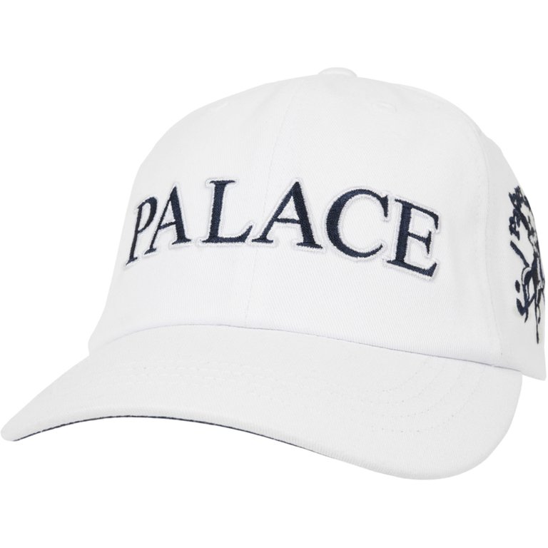 Palace RUGBY 6-PANEL WHITE (Summer 2025) - $48.00