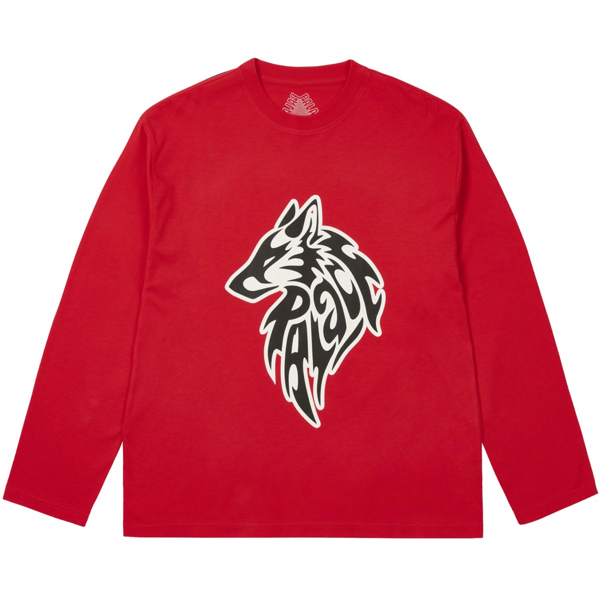 SKETCHY LONE WOLF LONGSLEEVE TRUEST RED