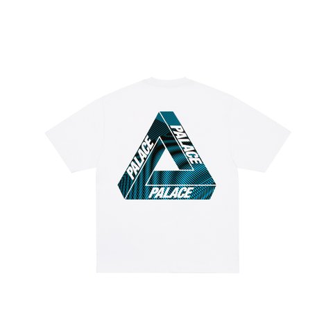 Palace TRI-VEX T-SHIRT WHITE / BLUE - Colorway