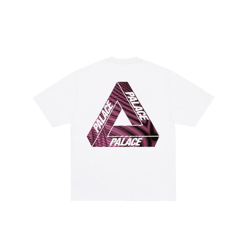 Palace TRI-VEX T-SHIRT WHITE / PINK - Colorway