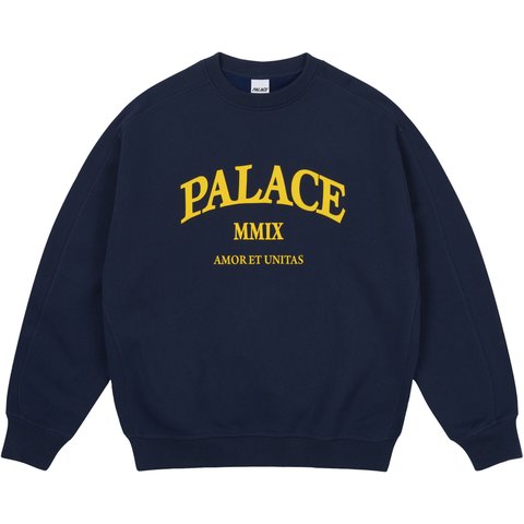 Palace UNITAS OVERSIZED CREW NAVY - $138.00