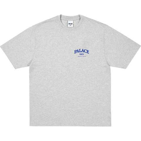 Palace UNITAS SLUB T-SHIRT GREY MARL - $68.00