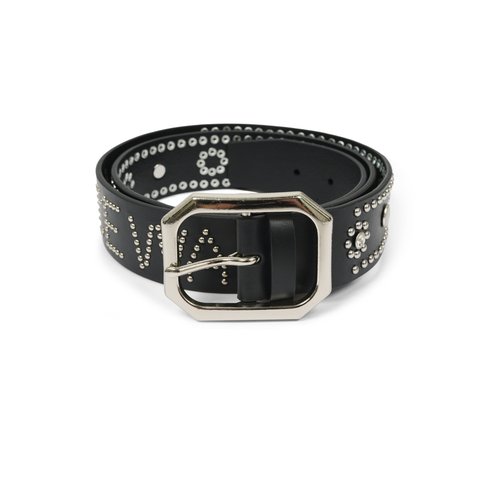 Palace WAIST MAN STUDDED BELT BLACK / SILVER - Colorway