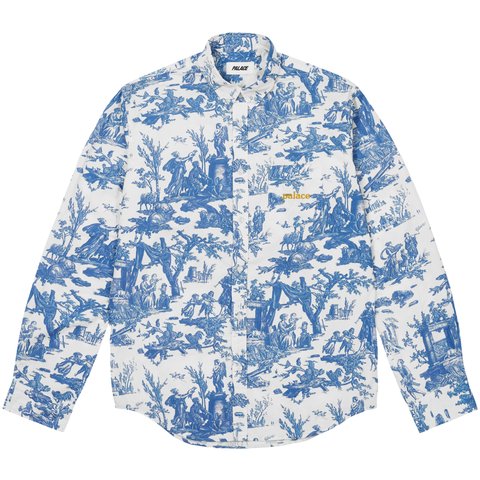 Palace WILLOW SHIRT BLUE - $158.00