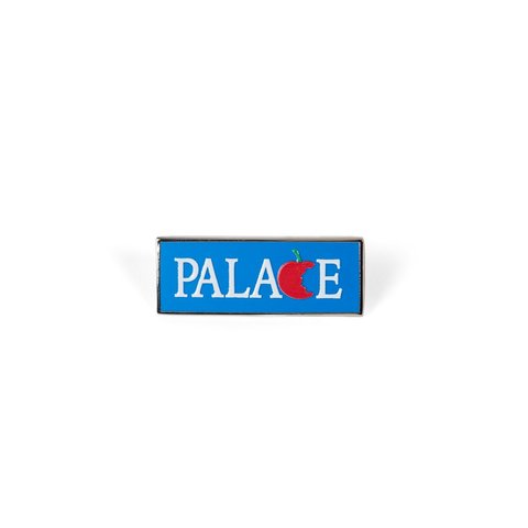 Palace BIG APPLE PIN BADGE BLUE - Style 1