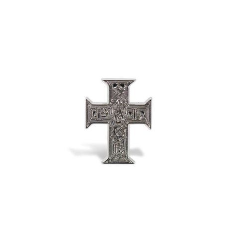 Palace CROSS PIN BADGE SILVER - Style 1