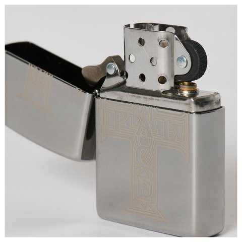 Palace CROSS ZIPPO SILVER - Style 6