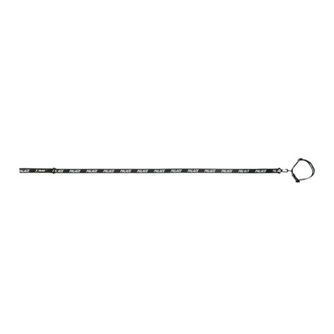 Palace JACQUARDED DOG COLLAR AND LEAD BLACK - Style 8