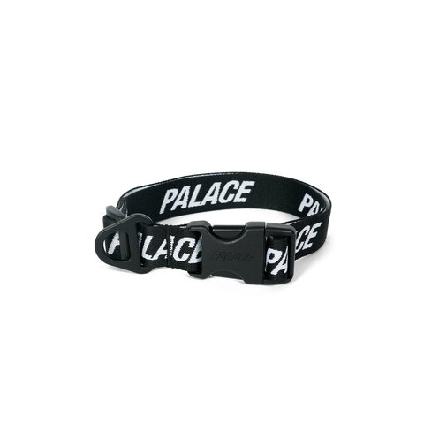 Palace JACQUARDED DOG COLLAR AND LEAD BLACK - Style 8