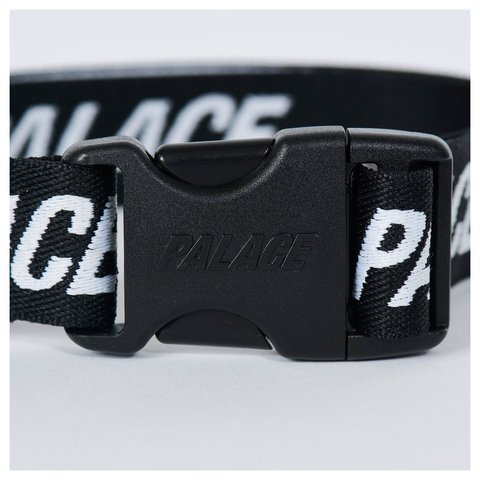 Palace JACQUARDED DOG COLLAR AND LEAD BLACK - Style 8