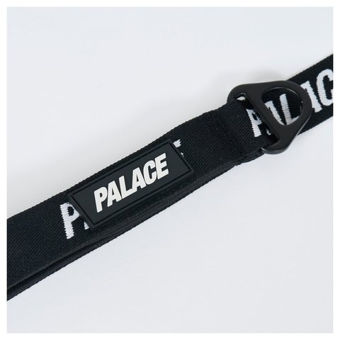Palace JACQUARDED DOG COLLAR AND LEAD BLACK - Style 8
