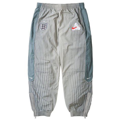 Palace PALACE NIKE ENGLAND SOLO SWOOSH TRACK PANTS PEWTER GREY / COOL GREY / BRIGHT CRIMSON - Style 5