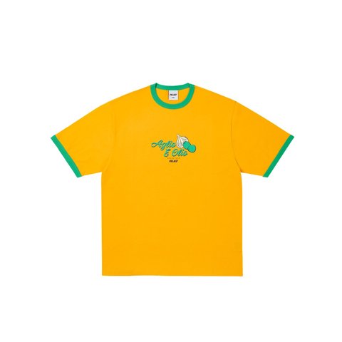 Palace AGLIO E OLIO RINGER T-SHIRT SUNNY YELLOW - Style 2