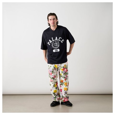 Palace BULLDOG MESH JERSEY BLACK - Style 5