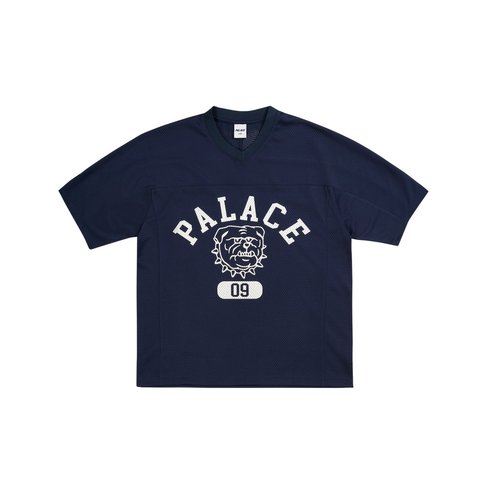 Palace BULLDOG MESH JERSEY NAVY - Style 5