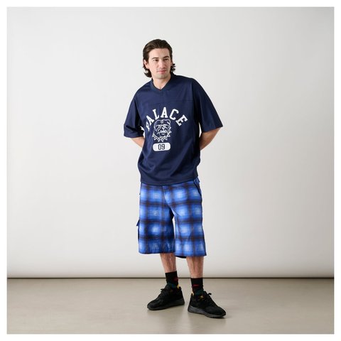 Palace BULLDOG MESH JERSEY NAVY - Style 5