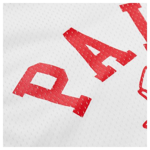 Palace BULLDOG MESH JERSEY WHITE - Style 5