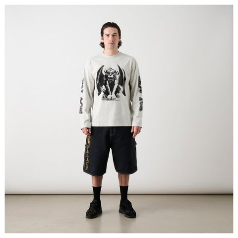 Palace GARGOYLE LONGSLEEVE CONCRETE GREY - Style 3