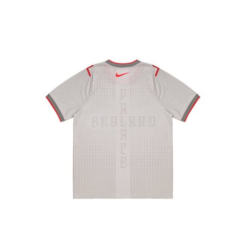 Palace PALACE NIKE ENGLAND DRI-FIT ACADEMY PRO SHORT-SLEEVE FOOTBALL TOP PEWTER GREY / BRIGHT CRIMSON - Style 5