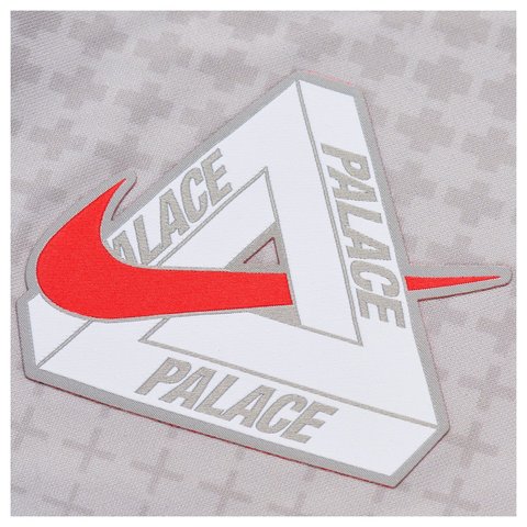 Palace PALACE NIKE ENGLAND DRI-FIT ACADEMY PRO SHORT-SLEEVE FOOTBALL TOP PEWTER GREY / BRIGHT CRIMSON - Style 5