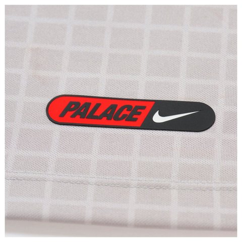 Palace PALACE NIKE ENGLAND DRI-FIT ACADEMY PRO SHORT-SLEEVE FOOTBALL TOP PEWTER GREY / BRIGHT CRIMSON - Style 5