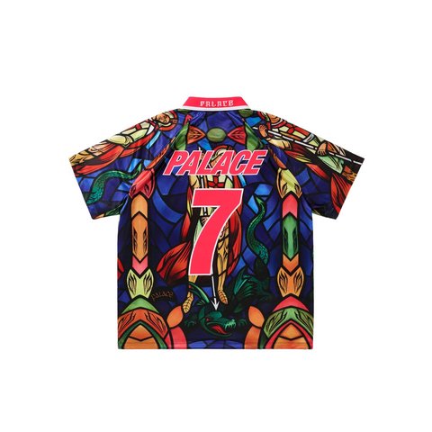 Palace PALACE NIKE ENGLAND DRI-FIT FOOTBALL JERSEY BRIGHT CRIMSON - Style 3