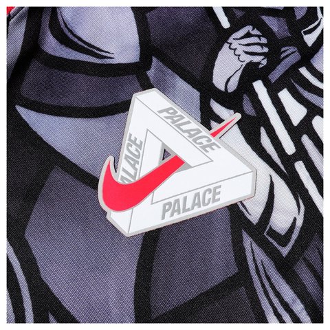 Palace PALACE NIKE ENGLAND DRI-FIT FOOTBALL JERSEY PEWTER GREY / BRIGHT CRIMSON - Style 3