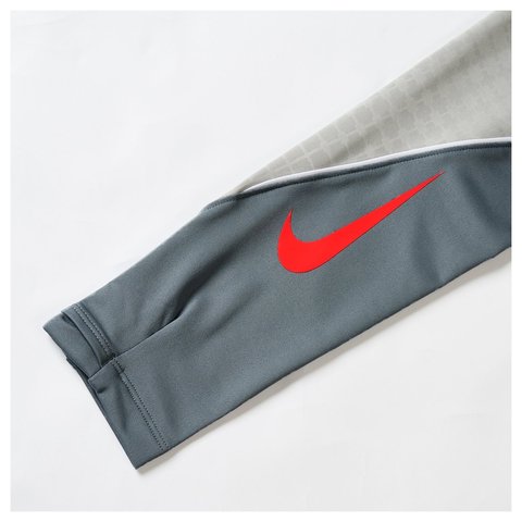 Palace PALACE NIKE ENGLAND DRI-FIT STRIKE DRILL TOP PEWTER GREY / COOL GREY / BRIGHT CRIMSON - Style 4
