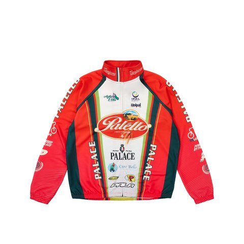 Palace PALELLO CYCLING ZIP JACKET RED - Style 5
