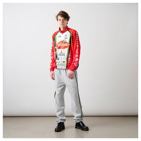 Palace PALELLO CYCLING ZIP JACKET RED - Style 5