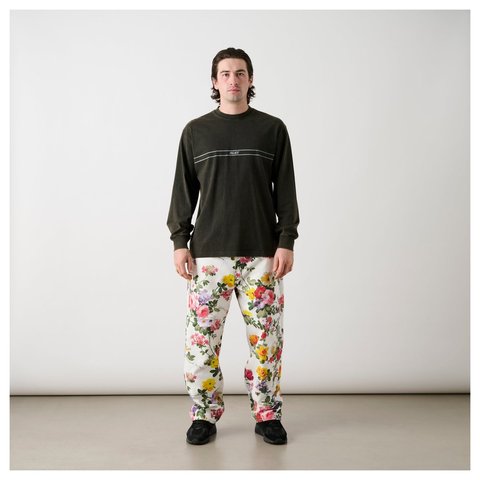 Palace PIGMENT FONT LONGSLEEVE BLACK - Style 4