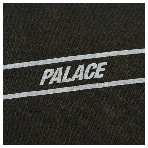 Palace PIGMENT FONT LONGSLEEVE BLACK - Style 4