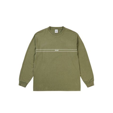 Palace PIGMENT FONT LONGSLEEVE THE DEEP GREEN - Style 4